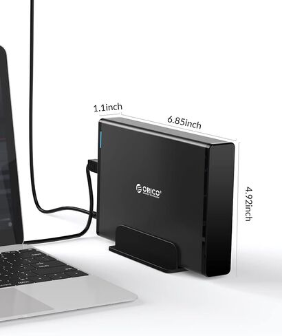حاوية محرك الأقراص الصلبة ORICO مقاس 3.5 بوصة لمحرك الأقراص الصلبة/SSD USB 3.0 إلى محطة إرساء محرك الأقراص الصلبة الخارجية العمودية SATA تدعم UASP حتى 16 تيرابايت-7688U3 in Saudi Arabia