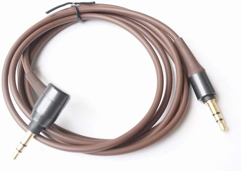 استبدال سلك تمديد كابل الصوت ATH-MSR7 متوافق مع Audio Technica ATH-MSR7GM ATH-SR5NBW ATH-SR5BT Sony MUC-S12SM1 MDR-1A سماعة رأس (شكل بني على شكل L) in Kuwait