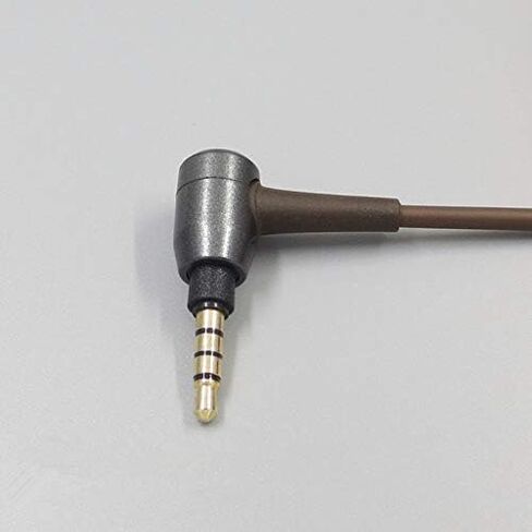 استبدال سلك تمديد كابل الصوت ATH-MSR7 متوافق مع Audio Technica ATH-MSR7GM ATH-SR5NBW ATH-SR5BT Sony MUC-S12SM1 MDR-1A سماعة رأس (شكل بني على شكل L) in Kuwait