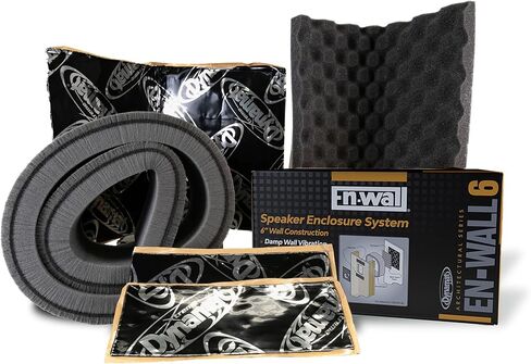 Dynamat En-Wall Speaker Enclosure System – Reduces Vibration & Projects Clearer Sound into Your Room – Easy Install – for 6 Inch Walls – Made in USA in Kuwait