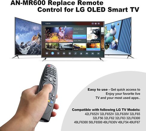 AKB75675304 Replace Remote Compatible with LG Smart TV 50UN7000PUC 65UN7000PUD in Saudi Arabia