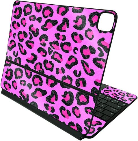 MightySkins Glossy Glitter Skin Compatible with Apple Magic Keyboard for iPad Pro 12.9" (3rd-6th Generation) - Ocean Friends | Protective, Durable High-Gloss Glitter Finish | Made in The USA in Saudi Arabia