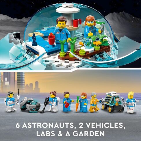 مجموعة بناء LEGO® City Lunar Research Base 60350؛ مجموعة لعب قاعدة القمر للأطفال من سن 7 سنوات in Kuwait