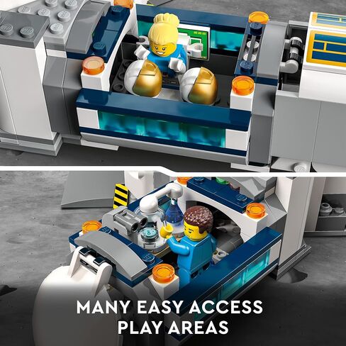 مجموعة بناء LEGO® City Lunar Research Base 60350؛ مجموعة لعب قاعدة القمر للأطفال من سن 7 سنوات in Kuwait