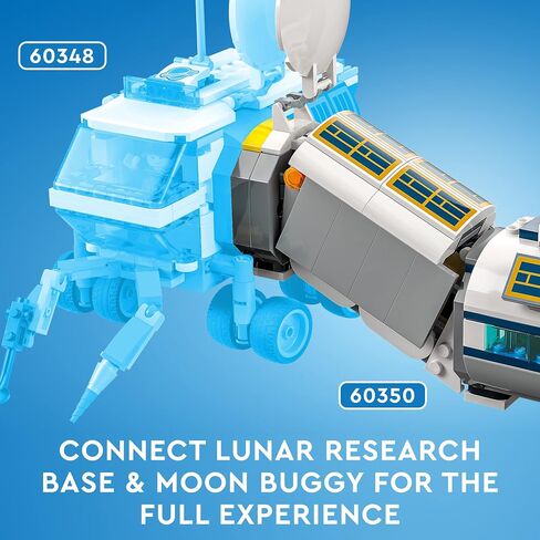 مجموعة بناء LEGO® City Lunar Research Base 60350؛ مجموعة لعب قاعدة القمر للأطفال من سن 7 سنوات in Kuwait
