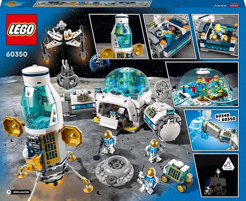 مجموعة بناء LEGO® City Lunar Research Base 60350؛ مجموعة لعب قاعدة القمر للأطفال من سن 7 سنوات in Kuwait