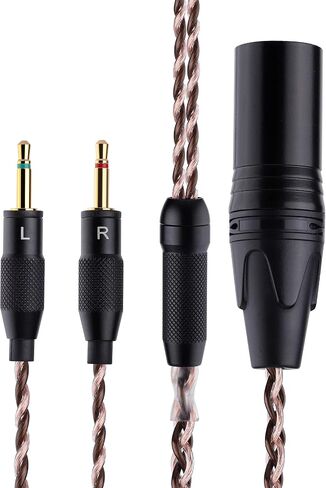 SIVGA P-Ⅱ كابل صوت ذكر بديل 6N OCC 2.5 مم لسماعات Hi-Fi، طول 180 مم (4.4 مم) in Saudi Arabia