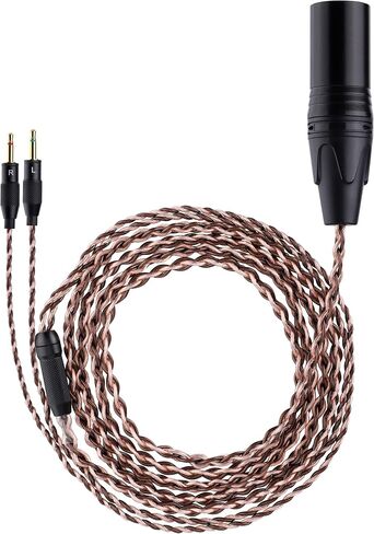SIVGA P-Ⅱ كابل صوت ذكر بديل 6N OCC 2.5 مم لسماعات Hi-Fi، طول 180 مم (4.4 مم) in Saudi Arabia