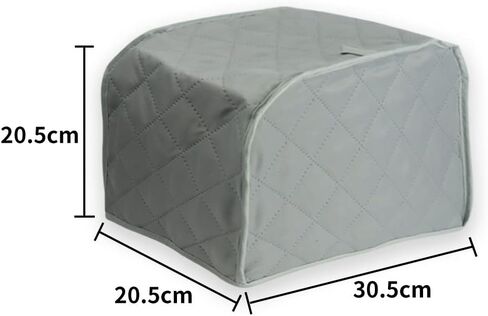 قطعة واحدة من غطاء غبار محمصة الخبز، غطاء الأجهزة المنزلية، غبار محمصة ديلون، غطاء آلة محمصة صغيرة الحجم (رمادي) in Kuwait