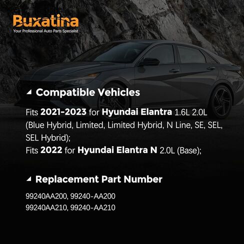 99240AA200 كاميرا احتياطية لشركة Hyundai Elantra 1.6L 2.0L 2021-2023، لـ Elantra N 2022-2023 2.0L كاميرا احتياطية للمساعدة في ركن السيارة وكاميرا خلفية للرؤية الخلفية 99240AA210 99240-AA200 99240-AA210 in Kuwait