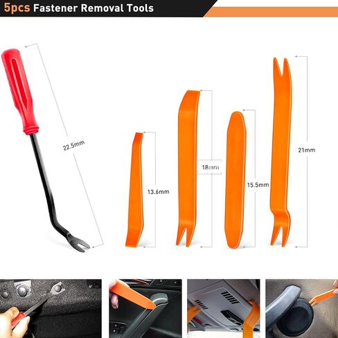 240PCS Car Retainer Clips &Auto Fasteners Remover Assortment, Car Body Fixed Clip Bumpers, Plastic Push Pin Rivets Set Applicable to Most Models (240Pcs Clips) in Saudi Arabia