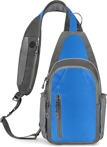 MIYCOO Sling Bag Crossbody Sling Backpack Shoulder Bag for Men Women - Waterproof Chest Bag - Travel Hiking Daypack Grey in Saudi Arabia