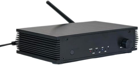 SM618 بلوتوث 5.0 مضخم صوت ستيريو 2.1 قناة صغيرة هاي فاي فئة D أمبير مدمج 50 وات x2+100 وات للسماعات السلبية المنزلية الخارجية / مضخم صوت يعمل بالطاقة (رمادي) in Saudi Arabia