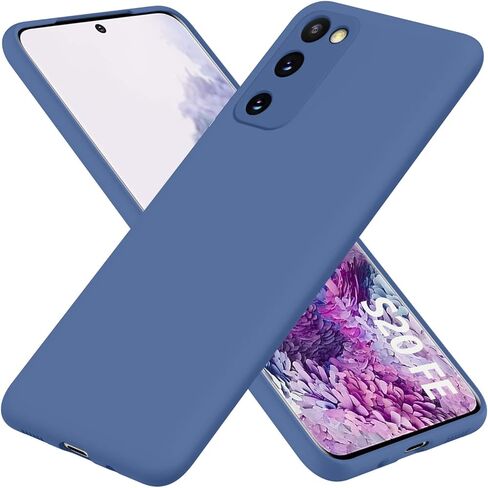 حافظة لهاتف سامسونج جالاكسي S20 FE 5G، حافظة هاتف مطاطية من جل السيليكون السائل، غطاء ممتص للصدمات للهاتف غير أصفر، حافظة هاتف سيليكون متعددة الألوان، غطاء حماية نحيف للغاية غير قابل للانزلاق (أبيض) 1.150 in Kuwait