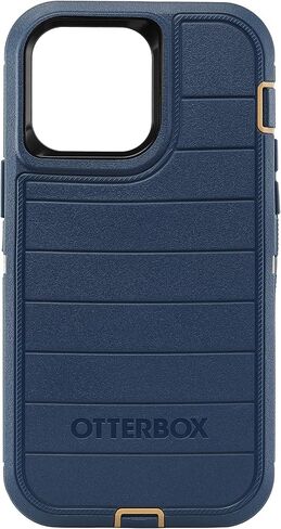 OtterBox Defender Pro Series Screenless Edition Case and Holster for iPhone 14 Pro Max (ONLY) (Blue Suede Shoes) in Saudi Arabia