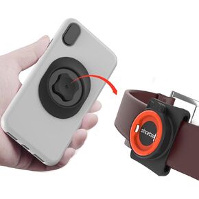 sincetop Phone Belt Clip with Quick Mount,Universal Sport Cell Phone Belt Holder,Quick Release Attach/Detach Compatible with iPhone,Smartphones Stand,and More【Series C-1st Gen】