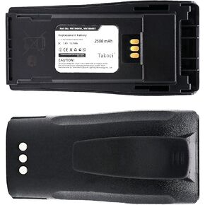 Replacement Battery for M-otorola CP200D CP200XLS CP040 CP140 CP150 CP160 CP170 CP180 CP200 CP250 CP340 CP360 Fits P/N NNTN4851R NNTN4970 7.5V 2500mAh