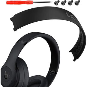 Studio 3 Headband Replacement Parts Studio3 Headband Original Top Arch Band Accessories Repair Kit Compatible with Beats Studio3 Headphones. (Midnight Black)