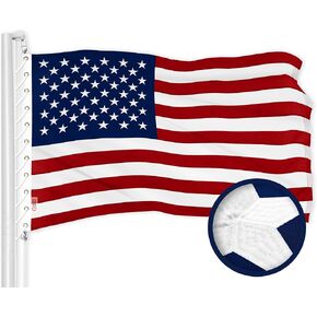G128 American USA Camouflage Flag | 3x5 Ft | ToughWeave Pro Series Embroidered 420D Polyester | Green Stars Camo Stripes, Embroidered Stars, Sewn Stripes, Indoor/Outdoor, Brass Grommets