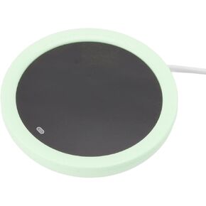 Coffee Mug Warmer, Electric Gravity Switch 55 Celsius Degree Milk Heating Plate Coffee Warmer for Desk Mug Warmer Electric Beverage Warmer Plate for Coffee,Cocoa,Tea,Water and Milk (Green)
