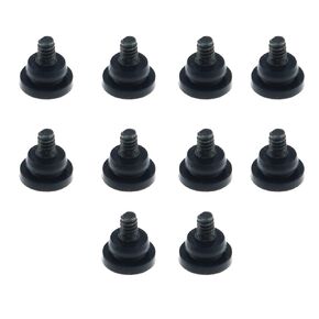 8 Sets 10mm Hard Drive Screw and Shock Absorbing Rubber Washer Kit Black PC Hard Drive Mounting Accessory for 3.5 Inch SSD and HDD