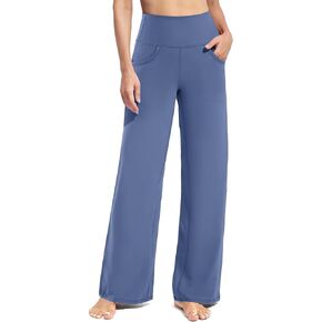 Promover Wide Leg Pants for Women Yoga Pants with Pockets High Waist Stretch Lounge Sweatpants Petite/Regular/Tall