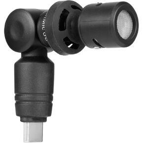 Saramonic Ultra-Compact Omnidirectional Condenser Microphone with Lightning for iPhones & iPads (SmartMic Di Mini), SMARTMICDIMINI, Black in Saudi Arabia