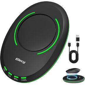 Ultra Slim Mouse Mover, Mouse Jiggler with Adjustable Interval Timer, Undetectable & Breathing Light, Simulates Realistic Mouse Movement for Keeping Computer Laptop Active