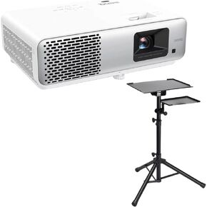 BenQ HT2060 1080p HDR LED Home Theater Projector, DCI-P3 Rec.709 Wide Color Gamut, 8.3ms 120hz, 2D Keystone, 1.3x Zoom, S/PDIF, HDMI, 2 Speakers, 3D, With Flashpoint Projector Tripod Stand