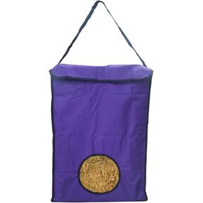 BARN & STABLE Oversized Hay Bags for Horses 29"*19.5" with Open Feed Hole Large Opening Horse Slow Feeder Hay Bag with Quick Grip Closure and Adjustable & Detachable