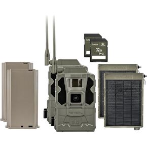 TACTACAM Reveal Pro 3.0 Cellular Trail Camera - Multi-Cellular Network, Wi-Fi Enabled, HD Photos & 1080p Videos, Long Battery Life + Solar Panel, Lipo Lithium Battery Pack, & 32GB SD Card (2PK)