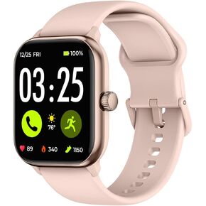 Spade & Co Health Smartwatch 4 - Smartwatch for Men & Women, Heart Rate, Sleep & SpO2 Monitor, Pedometer, Fitness Tracker, Answer/Make Calls IP68 Waterproof iOS & Android Compatible - 10+ Days Battery