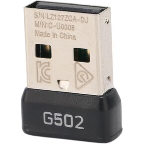 GOWENIC USB Receiver, Portable Wireless USB Converter Mouse Receiver Adapter, Stable Small USB Adapter Receiver for G502 Lightspeed Mouse