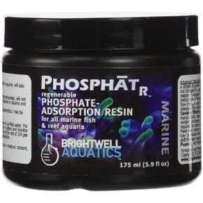 Brightwell Aquatics PhosphatR - Regenerable Phosphate Removing Resin for Marine Fish and Reef Aquariums, 175-ml