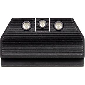 Night Fision Optics Ready Stealth .286-.355 Night Sight Set Compatible with CZ P-10 C/F/S - Black Front Ring, Black Rear Rings