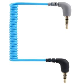 SC7 3.5mm TRS to TRRS Microphone Patch Cable for Rode Wireless GO 2 / GO II/ME/PRO/VideoMic, VideoMicro Go to iPhone, Smartphone, Tablets Mic Adapter Cord