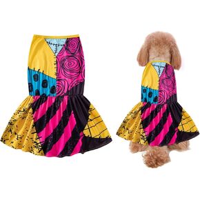 Dog Halloween Nightmare Before Christmas Costume for Small Medium Large Dogs Pets (Medium)