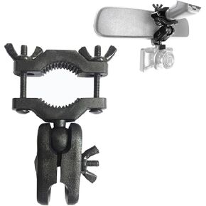 Kakalote Dash Cam Mount, Car Interior Holder Camera Bracket Universal Dash Cam Mount Holder Dash Camera Rear View Mirror Mount Holder Kit Suit for Most Dash Cam(Black)