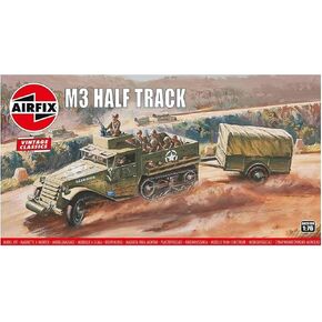 Airfix Vintage Classics Scammel Tank Transporter 1:76 WWII Military Vehicle Plastic Model Kit A02301V