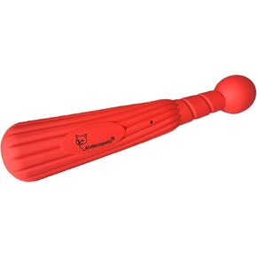Large Durable Rubber Dog Chew Toys, Dog Chew Sticks Teething Toys, Dog Toys for Medium and Large Dogs, Smooth Gums and Release Anxiety, Smear Treats Inside, Red