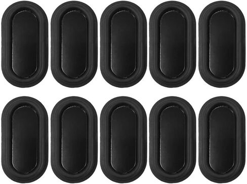 10pcs Bass Speaker Plate Passive Diaphragm Rubber Tool Parts 4080 Diaphragm Black 40 * 80mm Bass Vibration Plates DIY Speaker Plate in Saudi Arabia