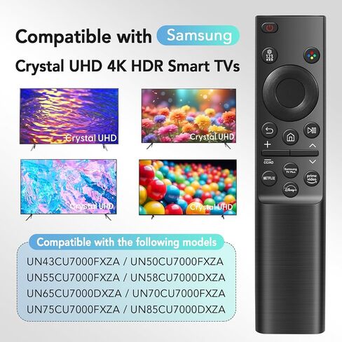BN59-01388A for Samsung Remote Replacement,BN5901388A Remote Control for Samsung Crystal UHD TV Remote CU7000 Series Smart TV in Kuwait