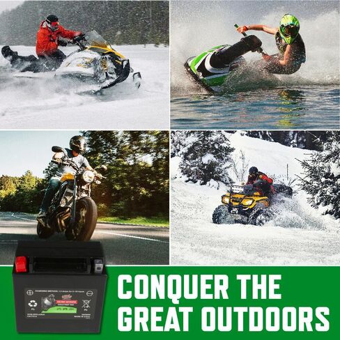 Interstate Batteries YTX12 12V 10Ah Powersports Battery 180CCA Factory Activated SLA AGM Rechargeable Replacement for Honda, Kawasaki, Motorcycles, Scooters, Bikes, ATVs, UTVs (FAITX12, FAYTX12) in Saudi Arabia