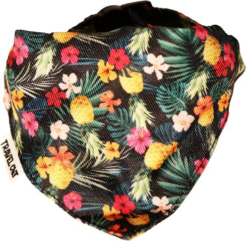 Travel Cat Bandana Collar- Adjustable Cat Collar with Buckle for Cat, Kitten, Puppy, Small Dog Outdoor Walking - Cute Cat Clothes Accessories and Supplies for Indoor Cats (Groovy) in Saudi Arabia