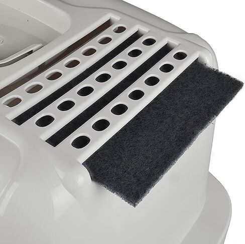 Pre-Cut Litter Box Filter Replacement for Van Ness, 6 Pack Carbon Odor Filters for Pureness F6 Zeloite Air Filter in Saudi Arabia