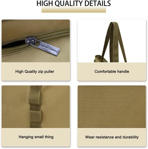 حقيبة تبريد تكتيكية احترافية قابلة للطي - طبقة مزدوجة مقاومة للتسرب معزولة مقاس 15.7 بوصة × 6 بوصة × 13.8 بوصة (الطول * العرض * الارتفاع) - مثالية للنزهة in Kuwait