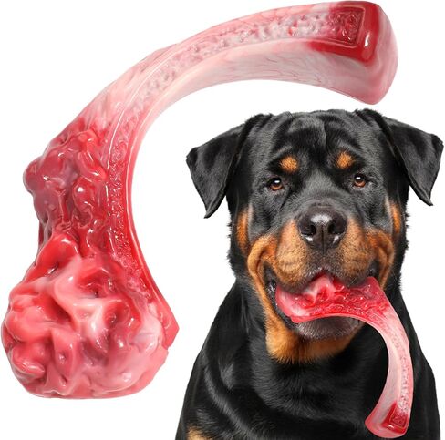 Dog Chew Toys for Aggressive Chewers, Indestructible Dog Toy for Large Breed,Dog Nylon Toys for Medium Sized Dogs to Keep Their Teeth Shiny in Saudi Arabia