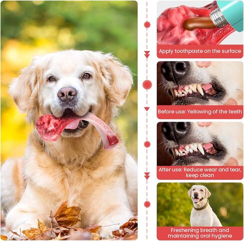 Dog Chew Toys for Aggressive Chewers, Indestructible Dog Toy for Large Breed,Dog Nylon Toys for Medium Sized Dogs to Keep Their Teeth Shiny in Saudi Arabia