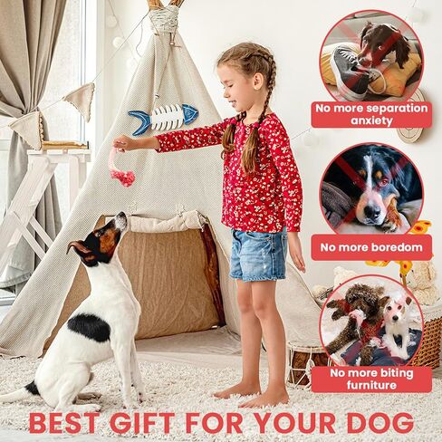 Dog Chew Toys for Aggressive Chewers, Indestructible Dog Toy for Large Breed,Dog Nylon Toys for Medium Sized Dogs to Keep Their Teeth Shiny in Saudi Arabia