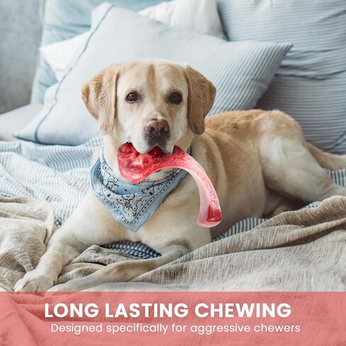 Dog Chew Toys for Aggressive Chewers, Indestructible Dog Toy for Large Breed,Dog Nylon Toys for Medium Sized Dogs to Keep Their Teeth Shiny in Saudi Arabia